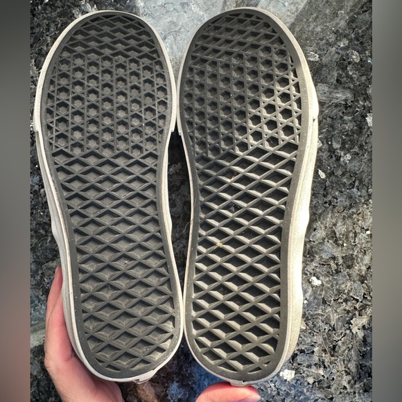 Vans Slip On Grey Black Diamond Snakeskin Exotic Sneakers Shoes Women's Size 6.5 - Picture 6 of 7